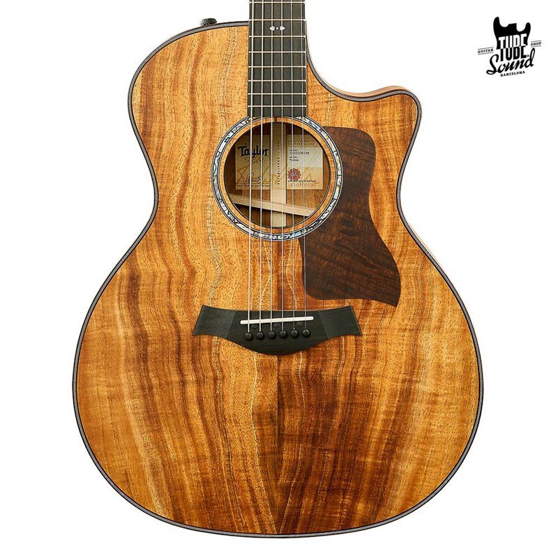 Taylor 724ce V-Class Koa Shaded Edgeburst