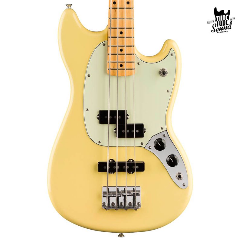 Fender Mustang Bass Ltd. Ed. Player PJ MN Buttercream