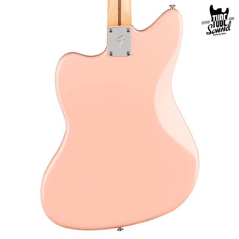 Fender Jazzmaster Ltd. Ed. Player White Headcap PF Shell Pink