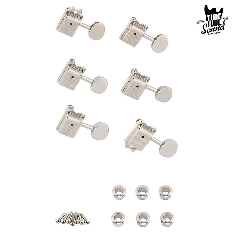 Fender Vintage Style Locking Guitar Tuning Machine Set Chrome