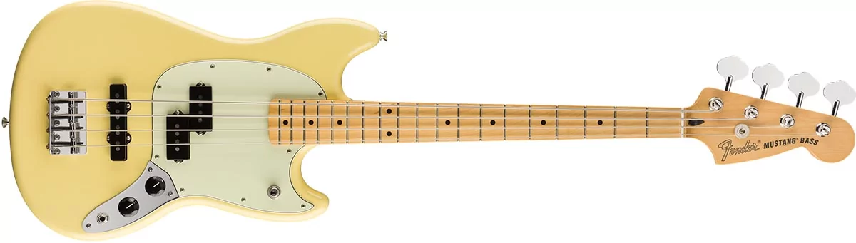 Fender Mustang Bass Ltd. Ed. Player PJ MN Buttercream