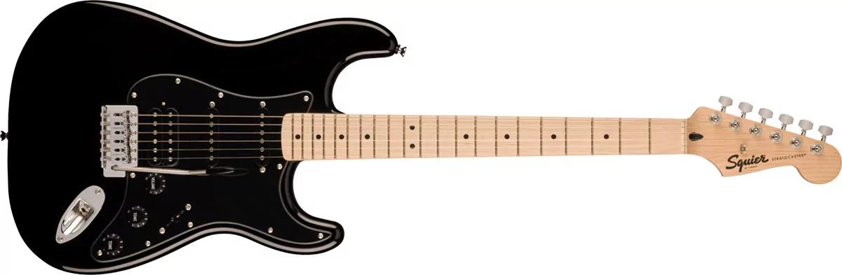 Squier Stratocaster Sonic HSS MN Black