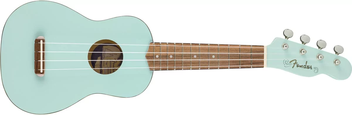 Fender Venice Soprano Ukulele WN Daphne Blue
