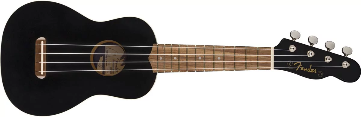 Fender Venice Soprano Ukulele WN Black