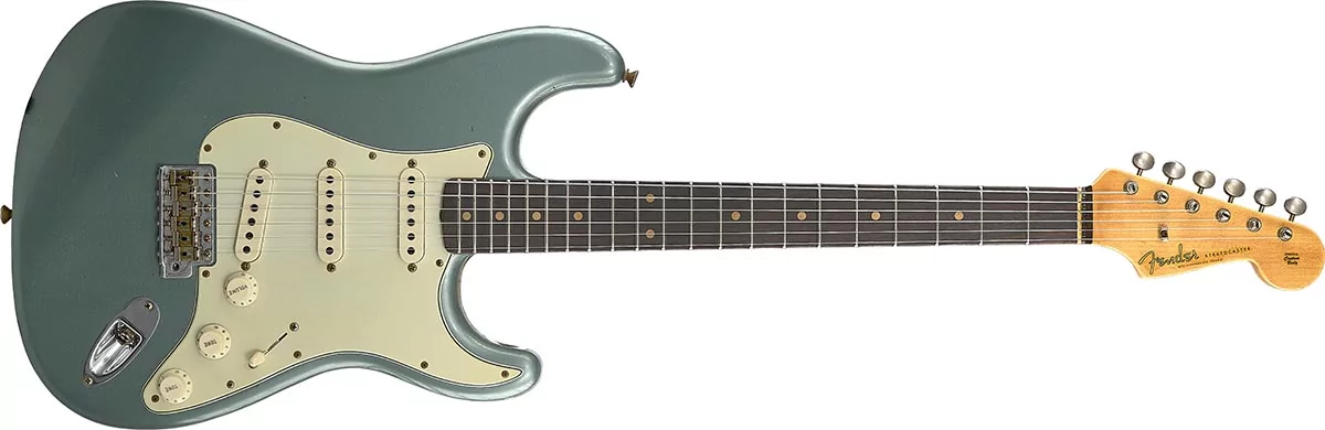 Fender Custom Shop Stratocaster 60 Ltd. Ed. RW Journeyman Faded Aged Sherwood Green Metallic