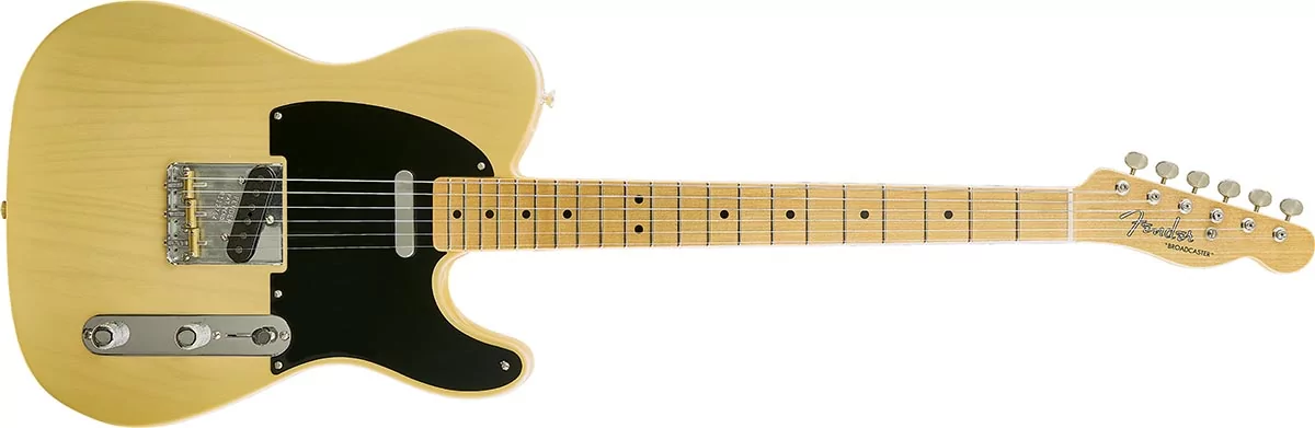 Fender Custom Shop Broadcaster 70th Anniversary Ltd. Ed. MN Time Capsule Finish Faded Nocaster Blonde