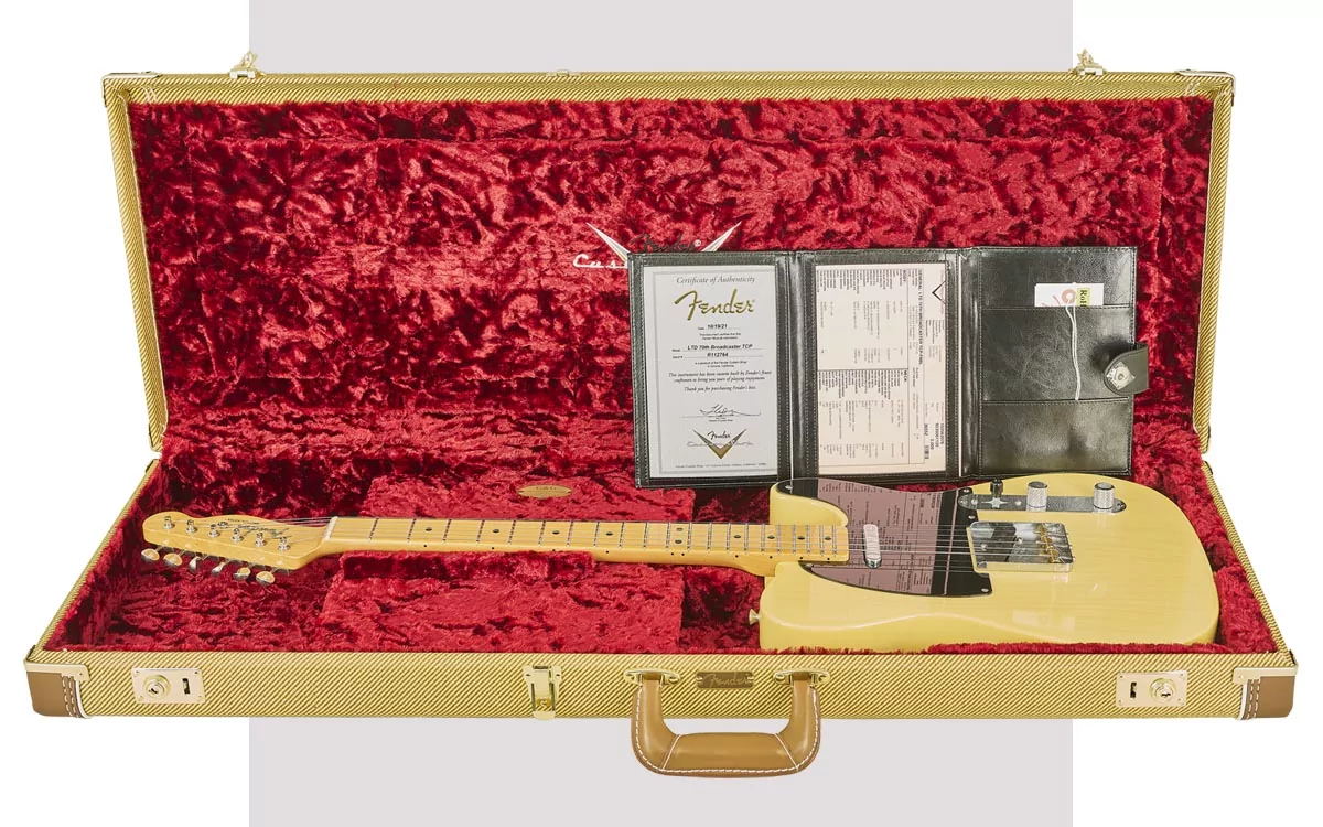 Fender Custom Shop Broadcaster 70th Anniversary Ltd. Ed. MN Time Capsule Finish Faded Nocaster Blonde