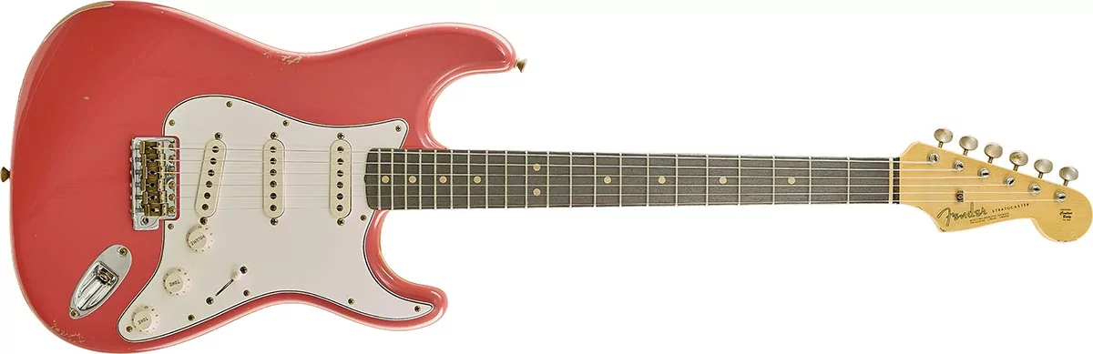 Fender Custom Shop Custom Order Stratocaster 63 RW Relic Fiesta Red