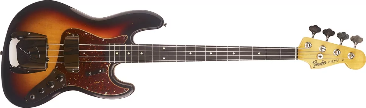 Fender Custom Shop Custom Order Jazz Bass '64 RW Journeyman 3 Color Sunburst