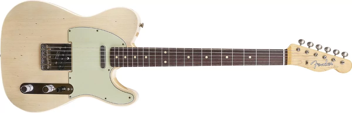Fender Custom Shop Custom Order Telecaster 60 Journeyman RW Aged White Blonde