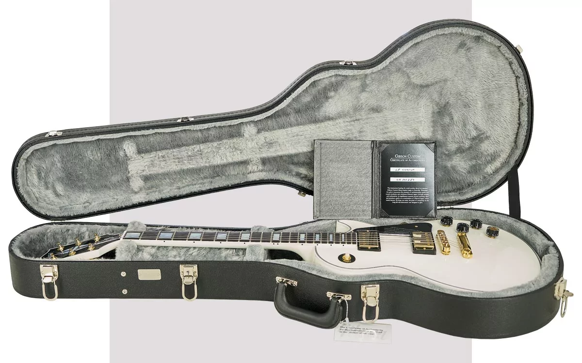 Gibson Custom Les Paul Custom Alpine White Fingerboard Gloss