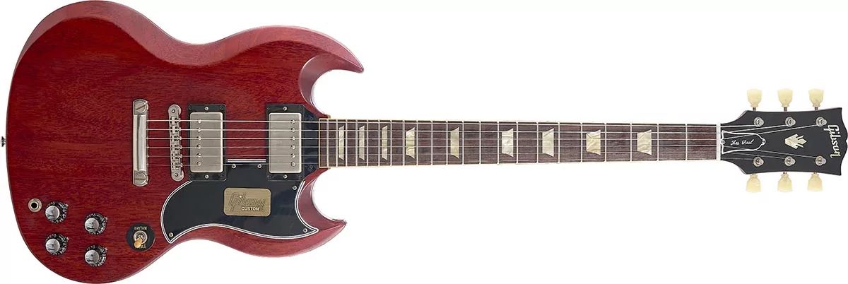 Gibson Custom Les Paul SG 1961 Standard Reissue Stop Bar Cherry Red