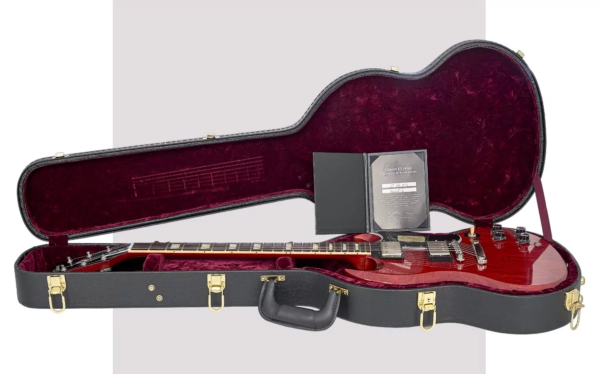 Gibson Custom Les Paul SG 1961 Standard Reissue Stop Bar Cherry Red